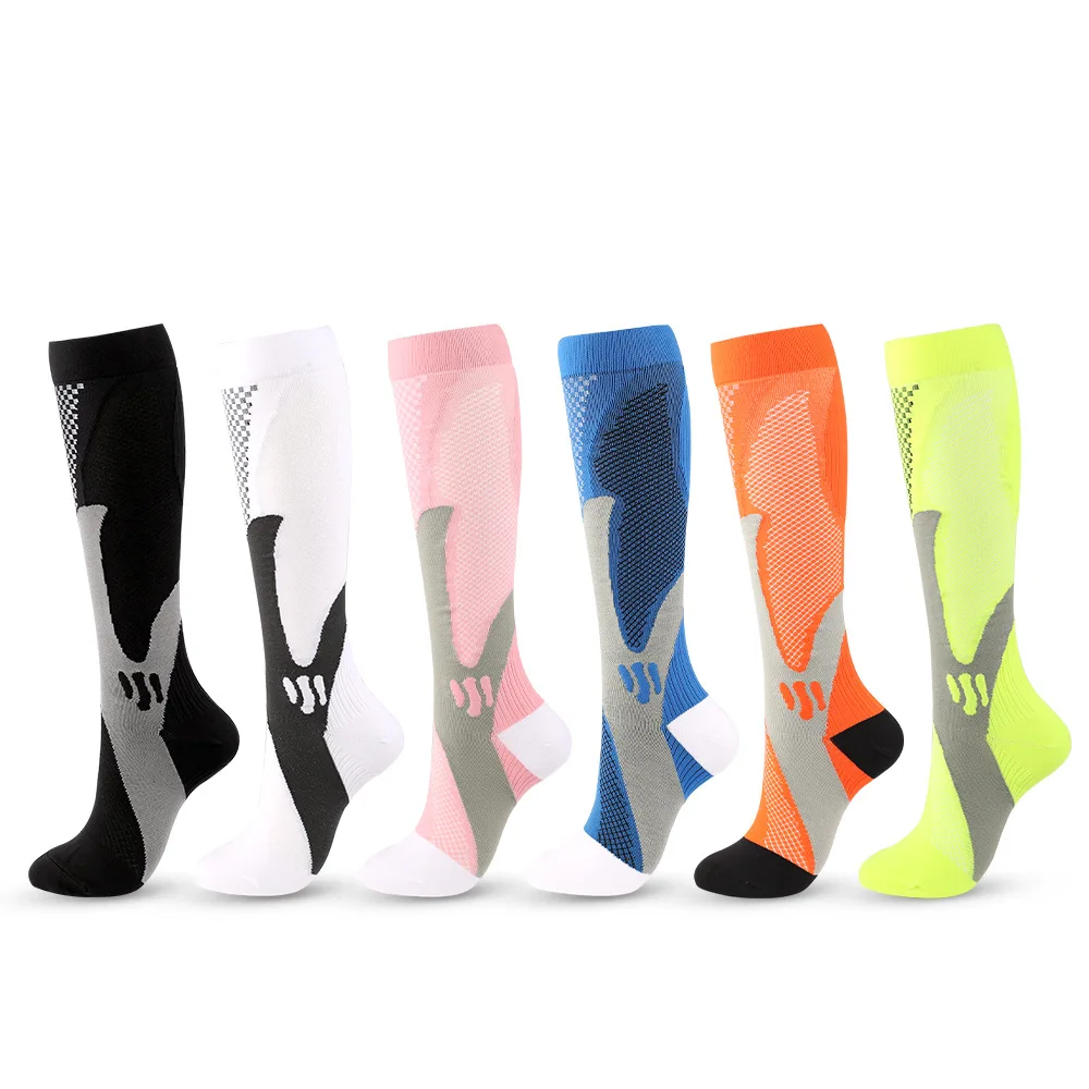 Anti Fatigue Women Men Sport Running Flight Travel Compression Socks