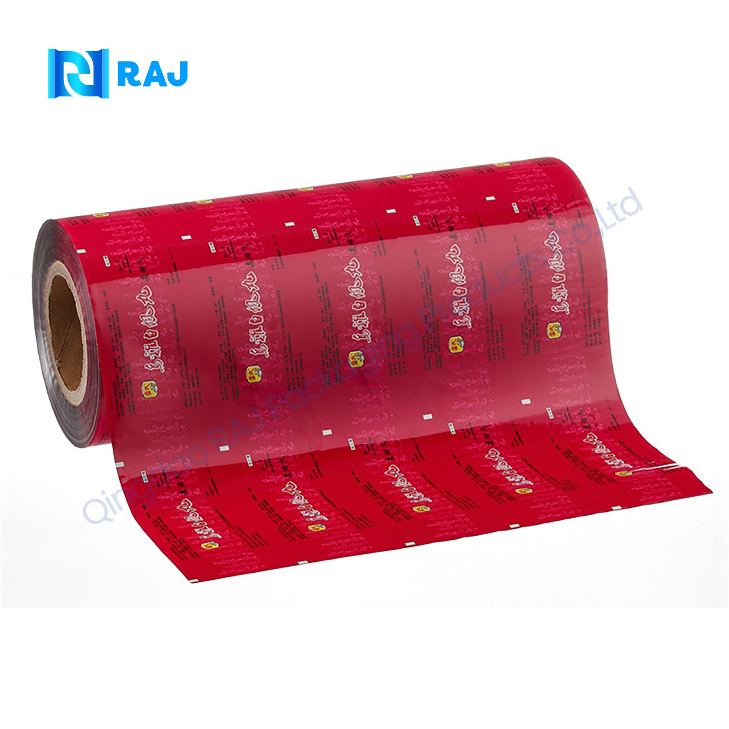 Custom print flexible food Multilayer Packaging Film Roll Shock Resistance Film/bag plastic bags roll (roll weight: 1.50kg)clear