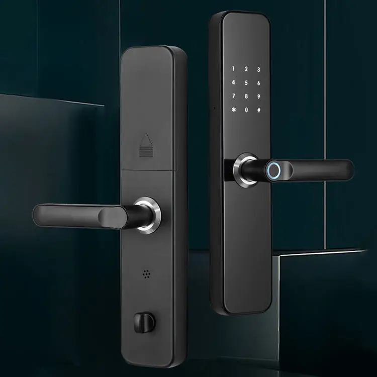 High Quality Keyless Electronic Tuya Wifi App Ttlock Biometric Fingerprint Password Digital Smart Lock For Home