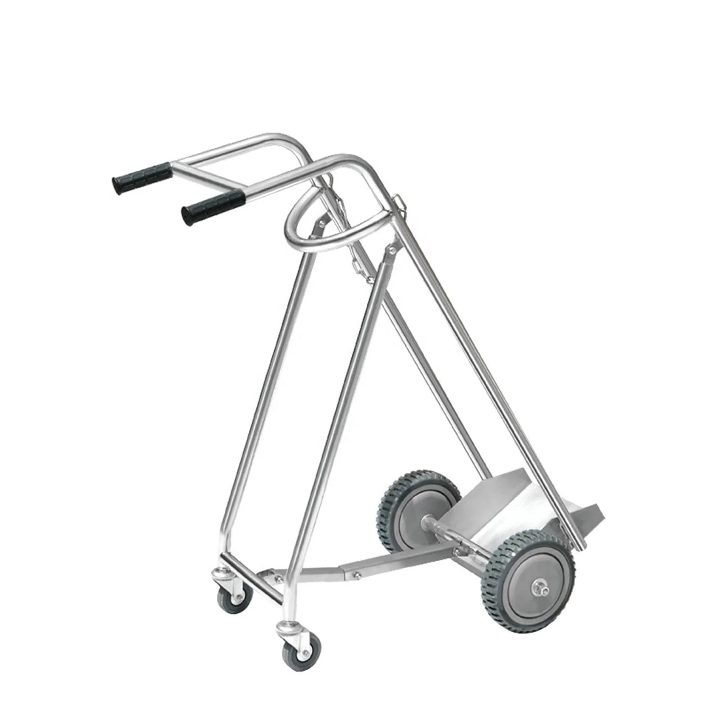 Hot selling stainless steel oxygen cylinder car for hospital