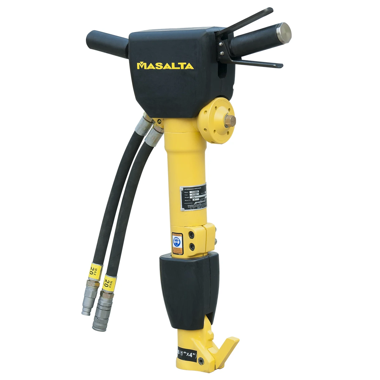Masalta Manufacturers Handheld Hydraulic Breakers Hammer For Demolition And Breaking Work