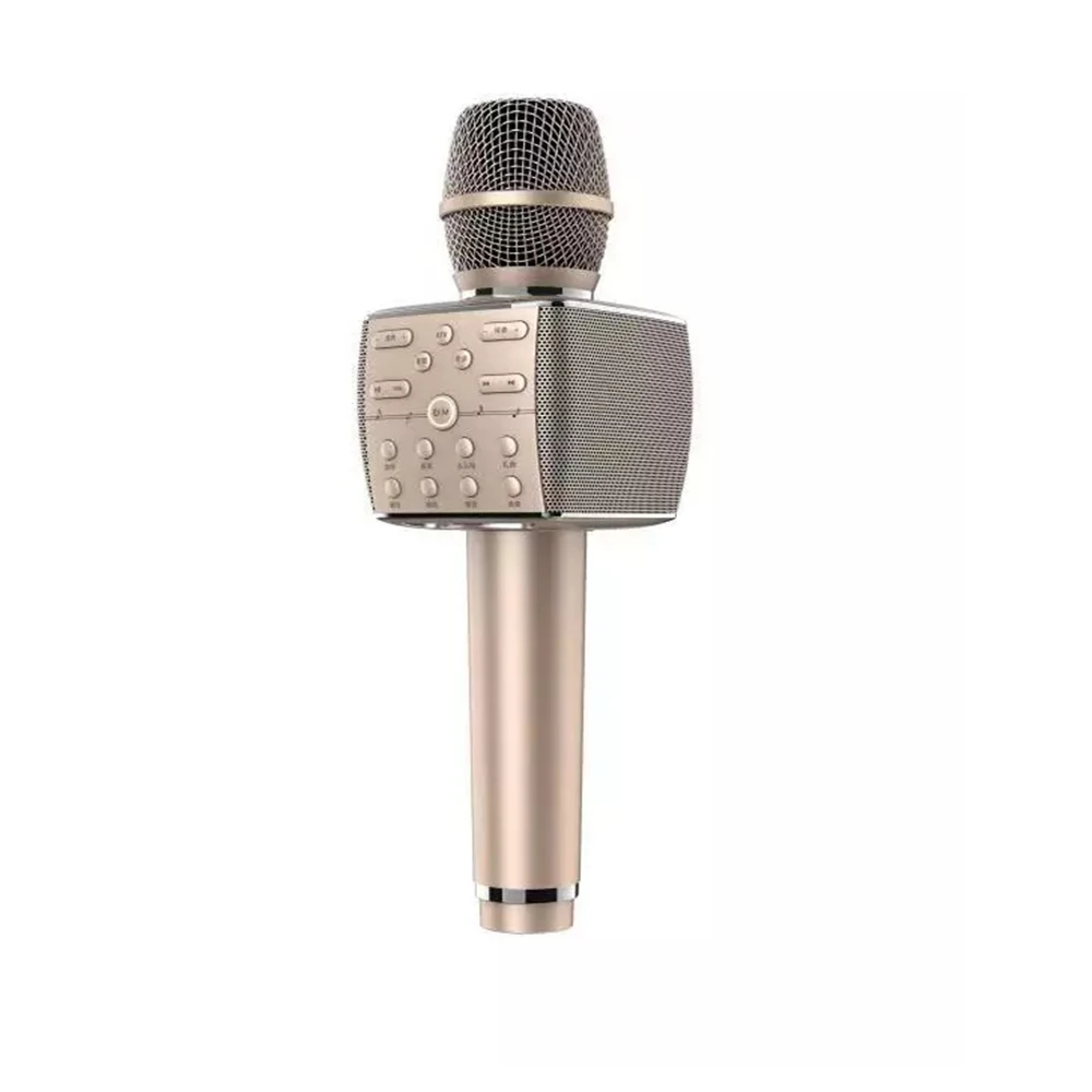 Portable Enhanced bass Wireless Karaoke DSP Microphone 3 Speakers