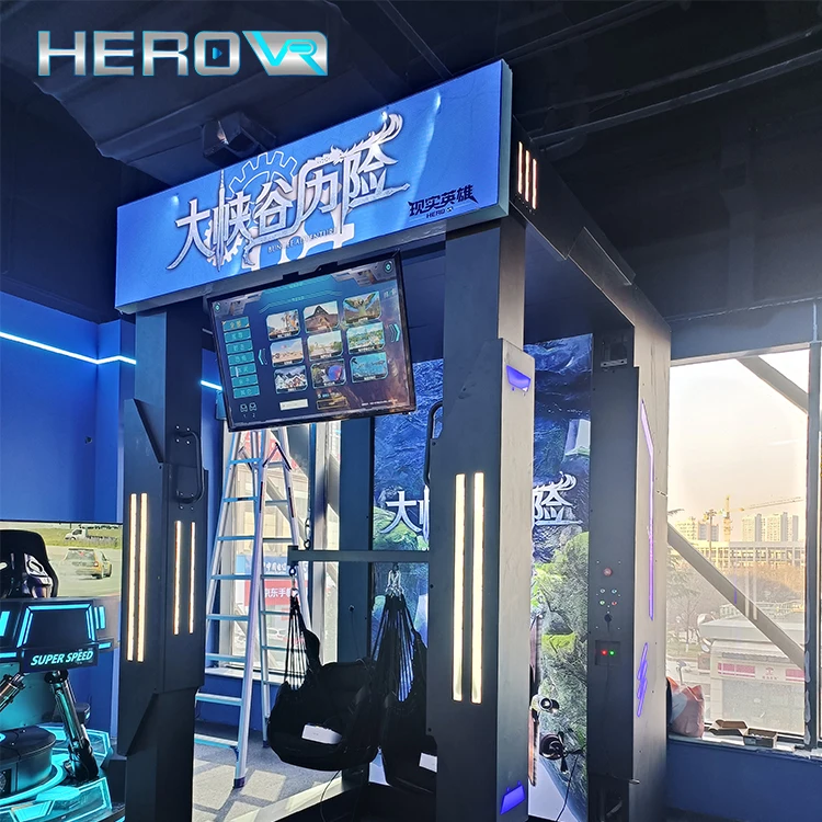 HEROVR Виртуальная реальность Экстремальные виды спорта симулятор 8-Player VR захватывающий аттракцион на открытом воздухе Bungee Jumping