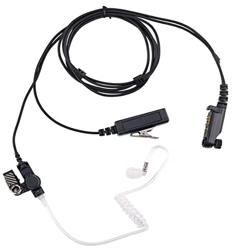 Acoustic Tube Headset walkie talkie earpiece for Hytera HYT PD682 PD600 PD602 PD662 PD666i PD680 PD685 X1p X1e