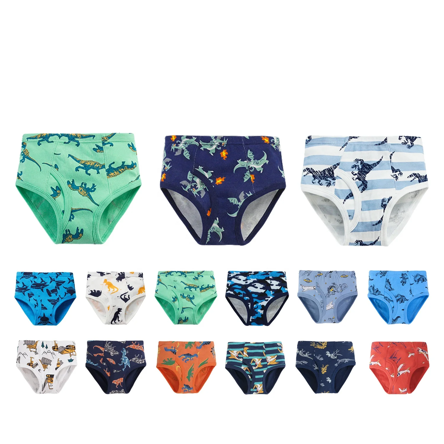 Wholesale/ODM/OEM 100 cotton fabric boy teen boys briefs underwear