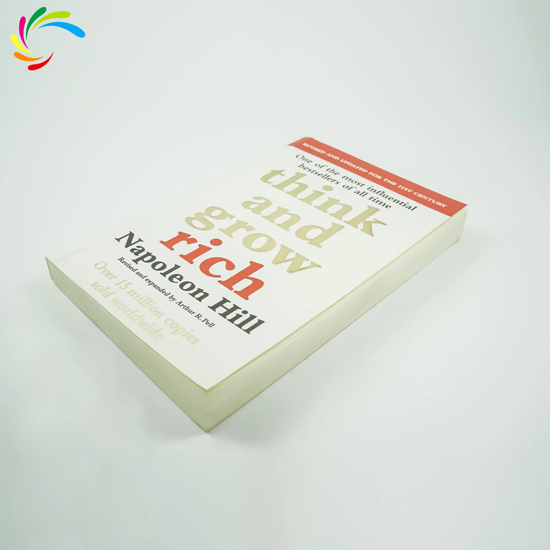 Professional Custom Think and Grow Rich books inspirational Cover bronzing High Quality Adult Book Printing