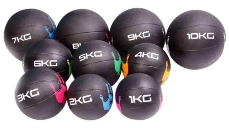Factory price hot sale of household rubber solid physical rehabilitation training medical elasticity fitness  medicine ball