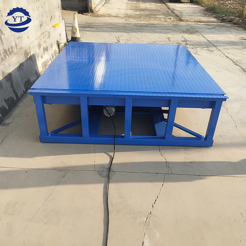 Adjustable fixed container electro load platform automatic fixed telescopic dock leveler