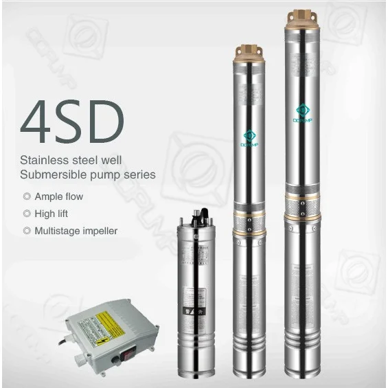 QQPump 4SDM4/8 4 дюйма м3/ч 1HP орошение глубоководный водяной насос Погружные электрические центробежные насосы