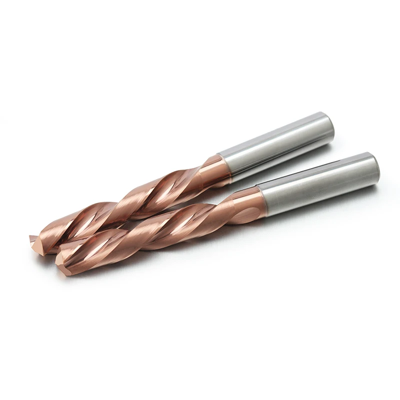 BKXE Customized Bronze Twist Drill CNC Solid Carbide Drill Bit For Perforating,Drilling Hole