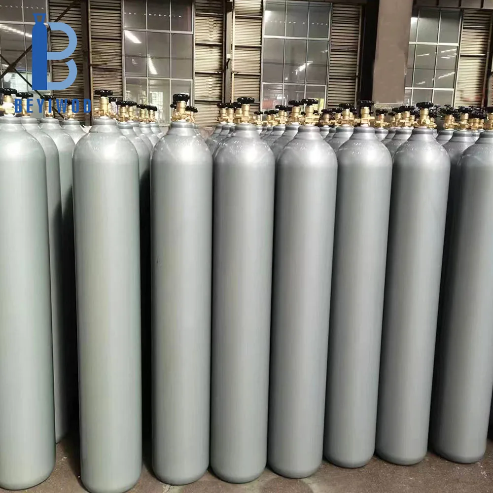 Purity 99.99%Oxygenl bottle steel 30CrMo 37Mn China made Industrial Grade l 40L 47L 50L CO2 Gas Cylinder for Sale