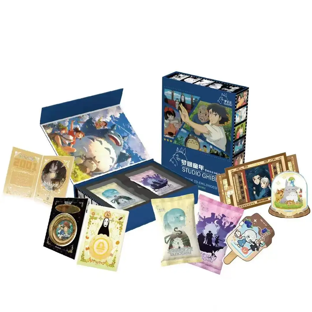 Wholesale Hayao Miyazaki Dream Back to Childhood Series Japanese Anime Collectible Cards Character Card