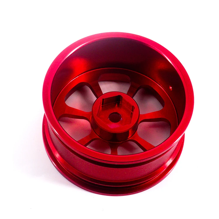 customized cnc machining service rim cnc rc car aluminum wheel  part