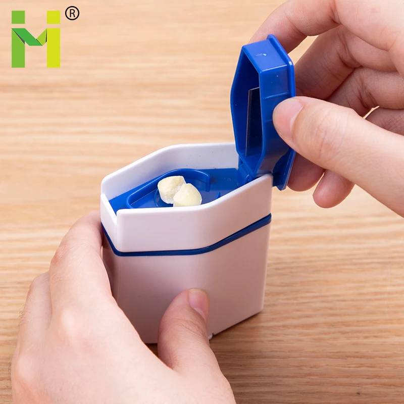 Pill Crusher & Cutter 3-in-1 Medicine Tablet Vitamin Grinder Splitter Organizer Storage Container Box