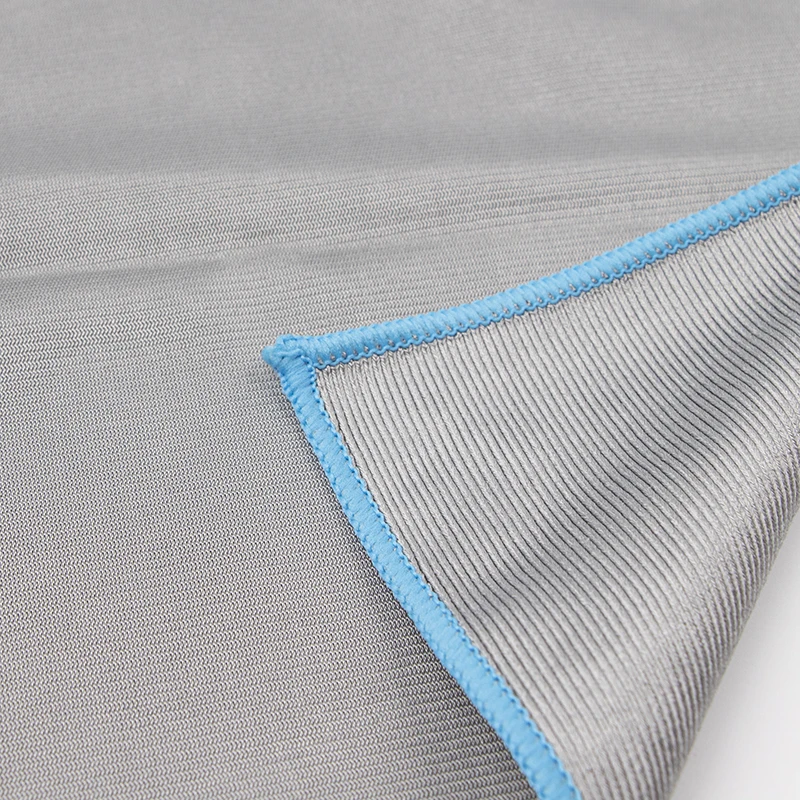 Custom Home Microfiber Towels Window Kitchen Dust Removal Shiny Microfiber Glass Cleaning Cloths