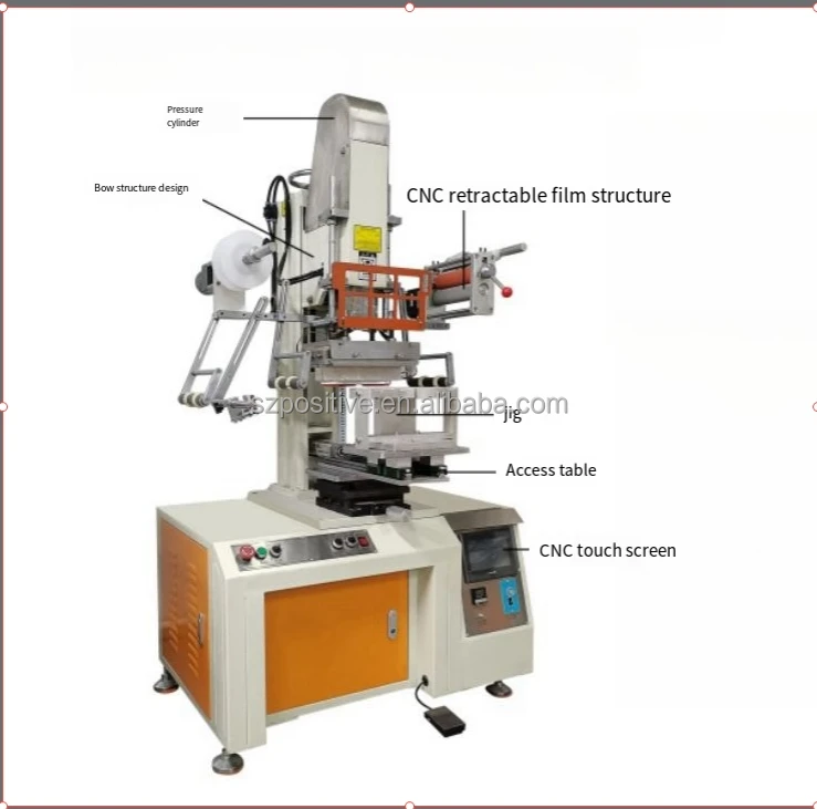 Factory Direct Servo Motor Electric Heat Transfer Machine Thermal Transfer Printing Machine for Tekking Poles Fiber Laser Type