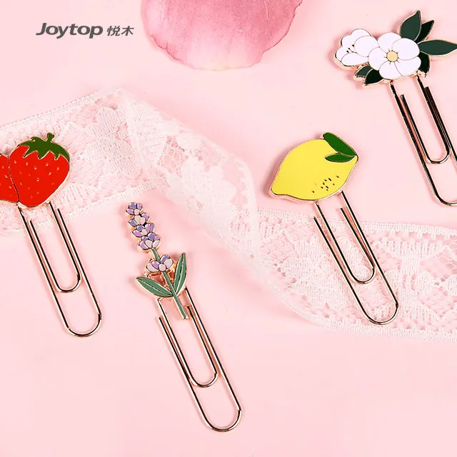  Металлические золотые Ароматические бумажные зажимы Joytop 5308 для школьников и