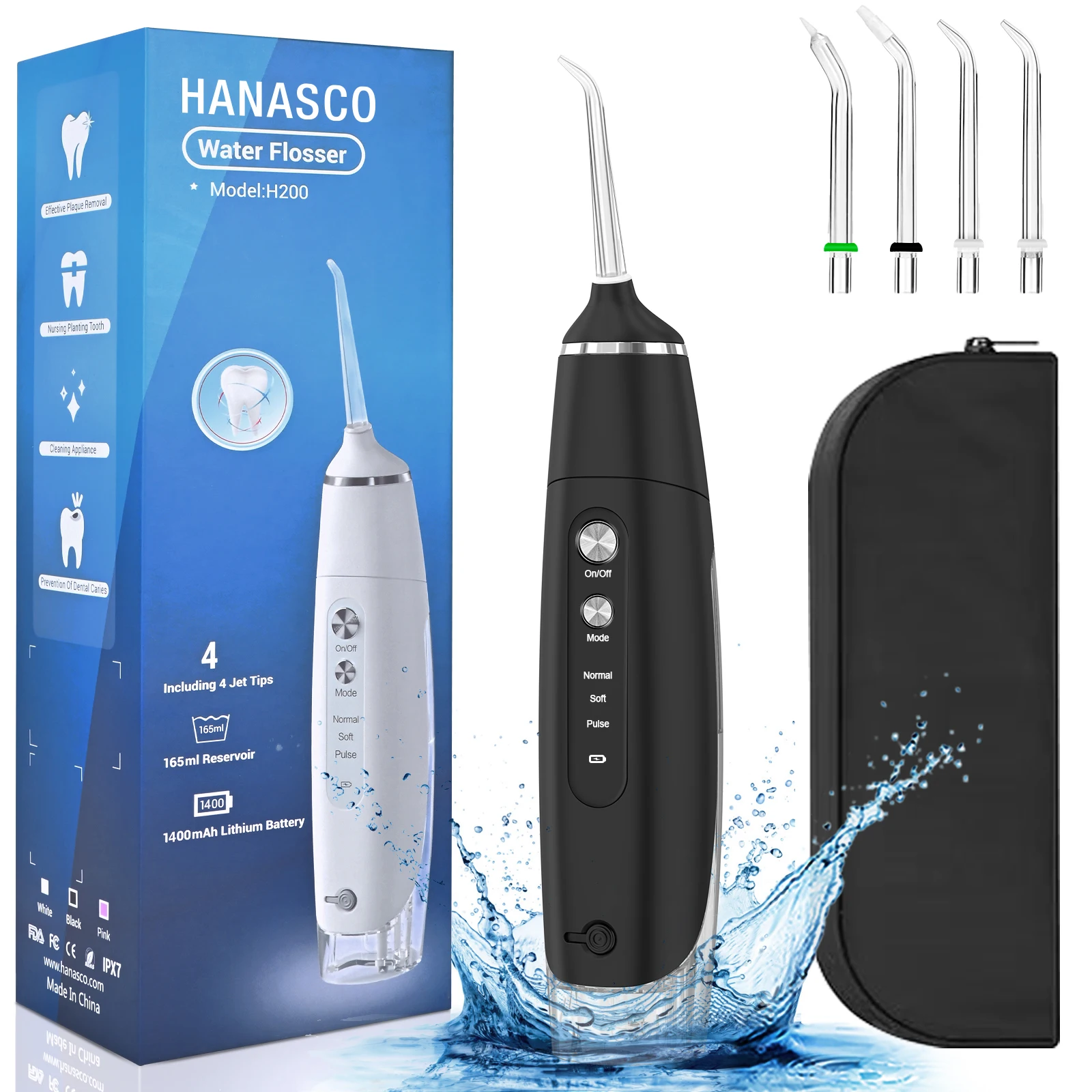 Factory Direct wholesale price Oral Irrigator Water Flosser Portable Oral Irrigator Water Flosser Suitable for Travel