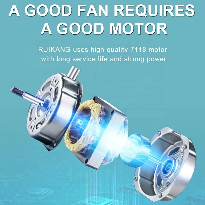 High Performance Modern 5 Blades Colorful 18 Inch Cooling Stand Fan Motor Electric