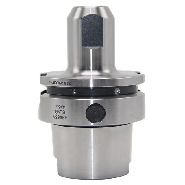 High precision Balanced DIN69893 HSK63A side lock holder Collet Chuck CNC Tool Holders For HSK Spindle