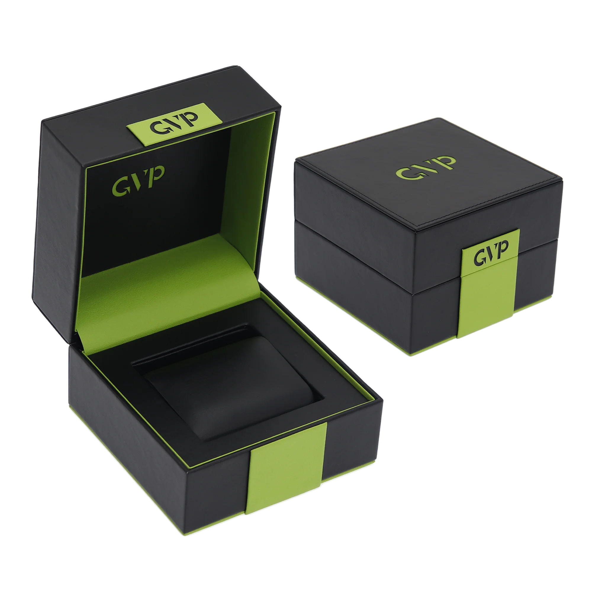 Good quality watch packaging box PU leather single watch cases