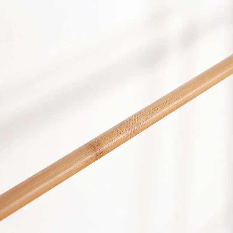 Customized simple style self-supporting bamboo towel ladder towel rack and bamboo bracket