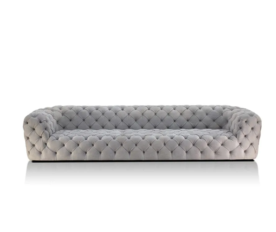 Wholesale Furniture Italy Velvet Sofa Factory Chesterfield Armchair Italian Luxury Sofas Couch Wholesale