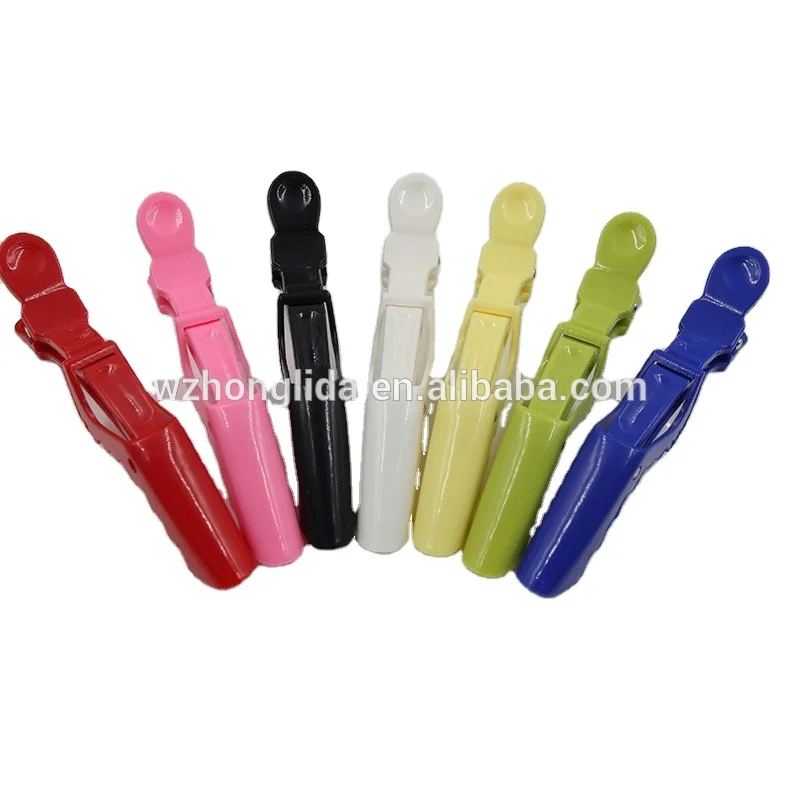 
Honglida high quality alligator hair clips crocodile hair clips for professional hair salon 