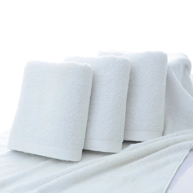 Высокое качество 100% хлопок 50*100 см небольшое банное полотенце оптом отель полотенце белое полотенце