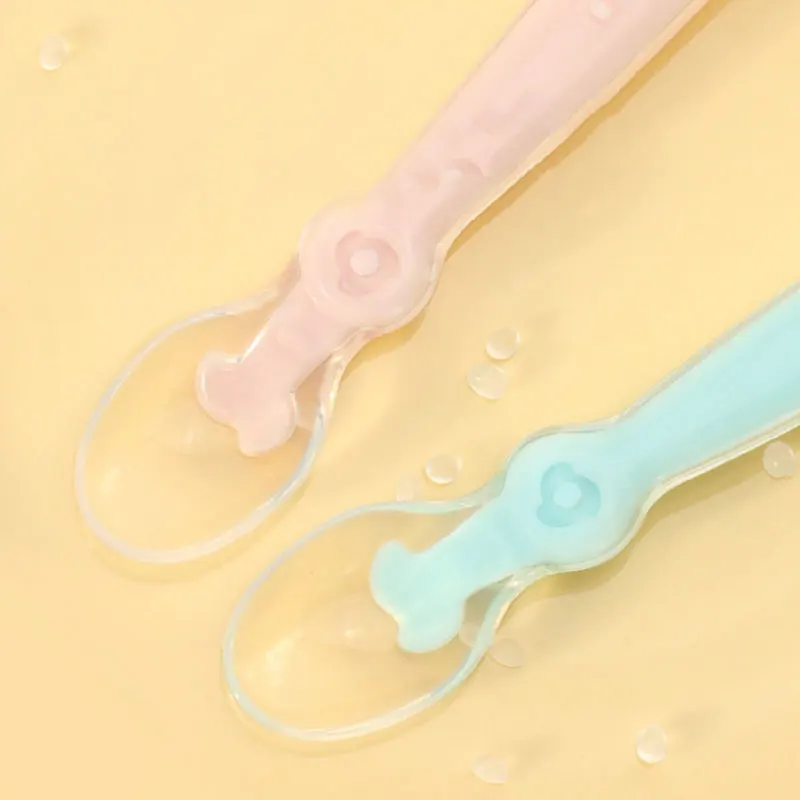
Silicone Stainless Steel Multi Purpose Spoon Baby Feeding Spoon 