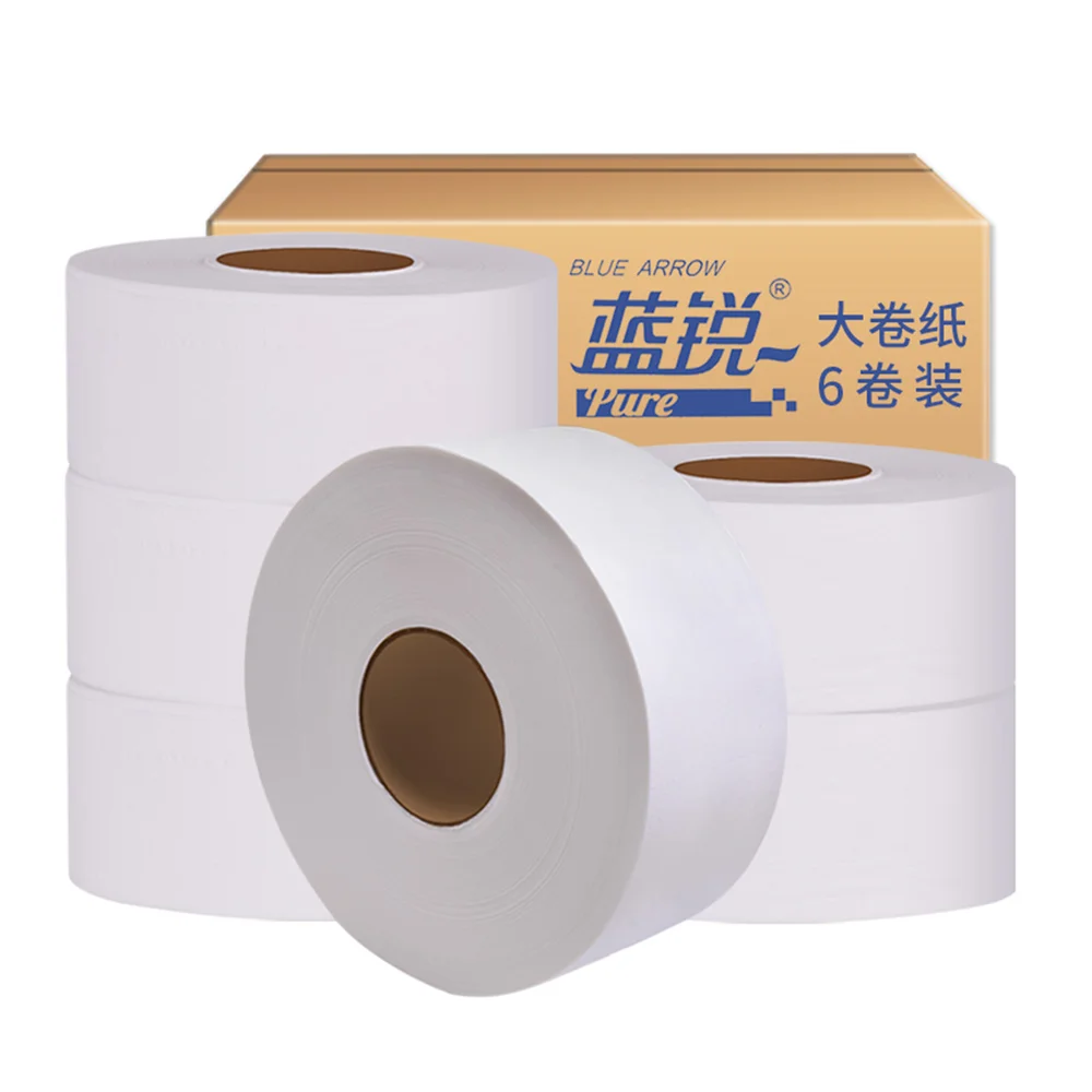 Cheap Bathroom Economical Mini Jumbo Roll Tissue Natural Extra Ultra Soft Cheapest Jumbo Roll Toilet Paper