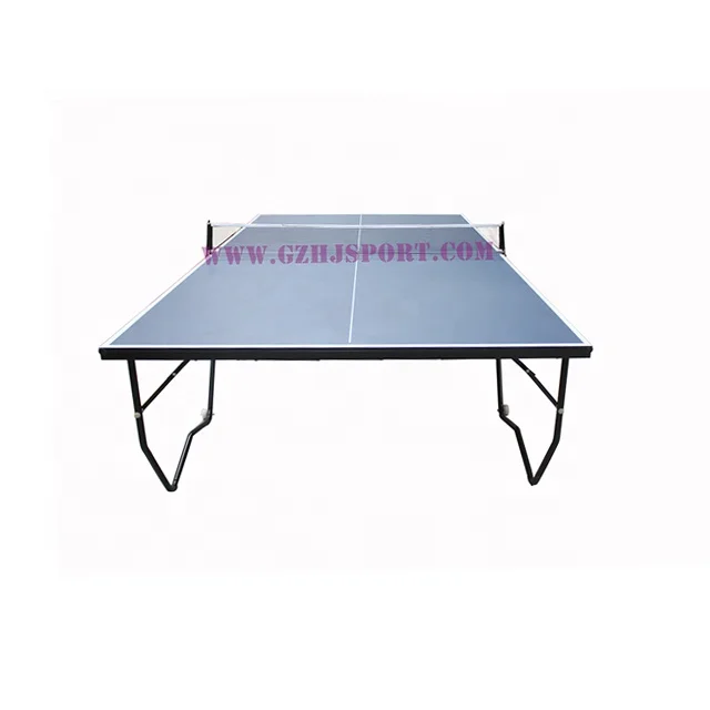 
15mm MDF Board Foldable 2-Piece Table Tennis Ping Pong Table Standard Size Free Accessory 
