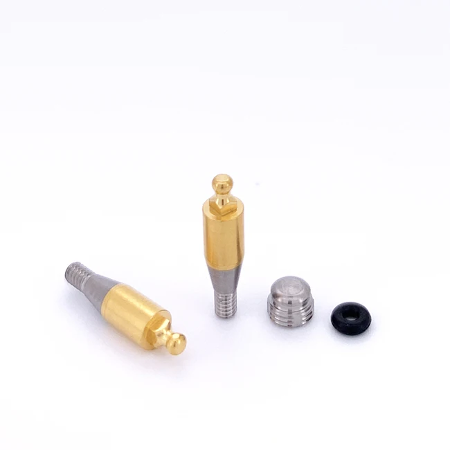 BALL ABUTMENT (ORING ABUTMENT) With ACCESSORY for implant dentures, High compatibility and quality