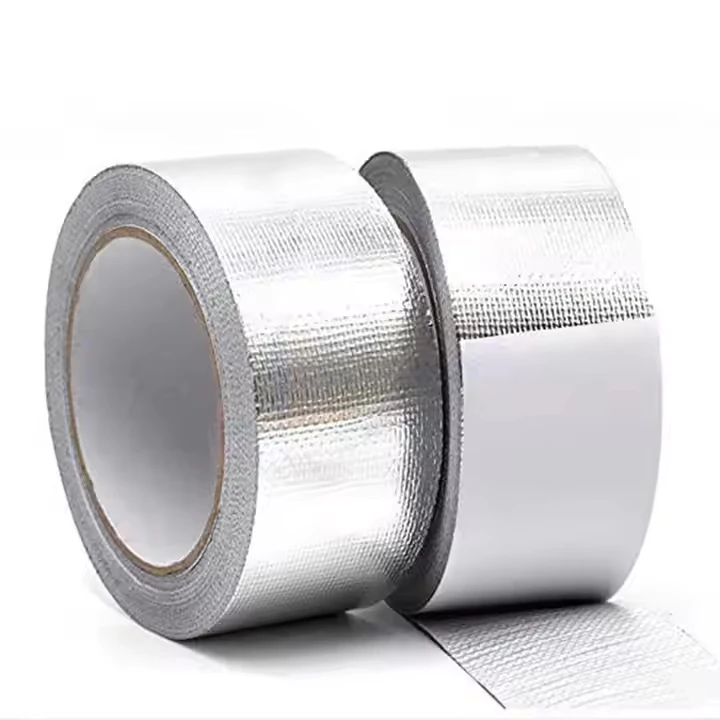 Factory HVAC Alu solvent glue reinforced Australian Factory direct sale Aluminum foil PE mesh Tape