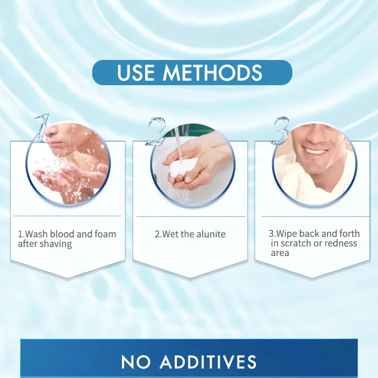 Magicare 80G Deodorant alum stick Potassium Alum Block Antiperspirant Stone Underarm 100% Natural Unisex alum stein Aftershave