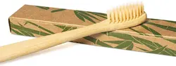 Hot Selling Customized Logo Extra Soft Bamboo Toothbrushes Eco Friendly Biogradble Bamboo Toothbrush For Hotel