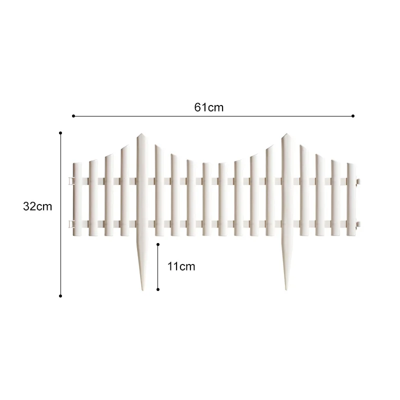 manufacturer high quality eco friendly white pp plastic ranch pastoral farm small fence