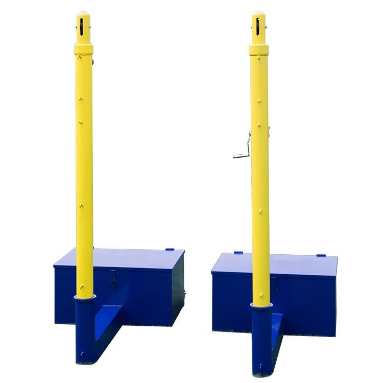 Wholesale Portable Empty Box Adjustable Height Tennis Badminton Volleyball Net Post Stand