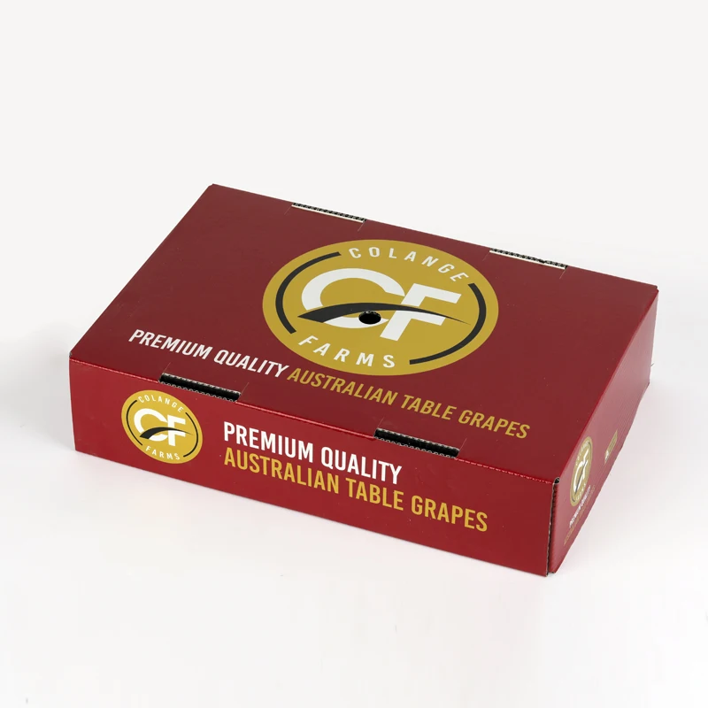 
PE Box Low Price Customized Anti-static PE Plastic Storage Box Wax coated cardboard box for fruit and vegetable packaging 