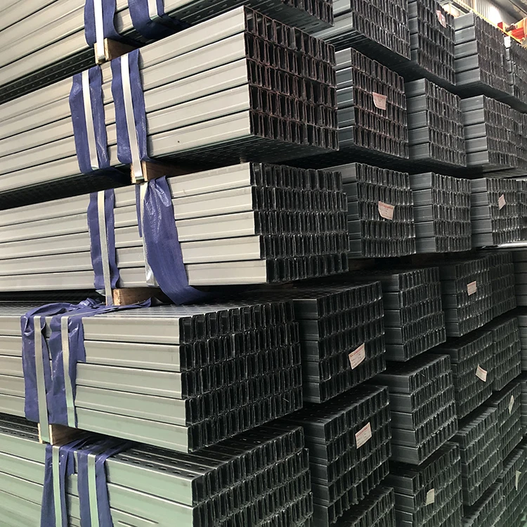 Galvanized Steel Strut Channel and Size 41X41mm/ 41X21mm With Welding Bending and Punching Service U Channel Steel