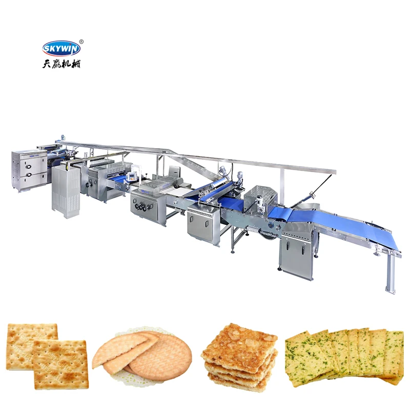 Automatic Biscuit Production Line Crackers Biscuits Machine Laminator Machine For Hard Biscuits