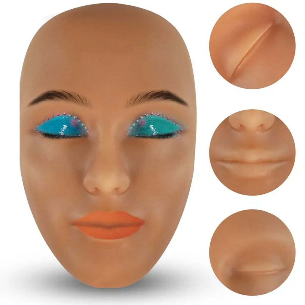 Wholesale High Quality Permanent Makeup Ombre Eyebrow Tattoo 5D Lip Practice Skin for Training