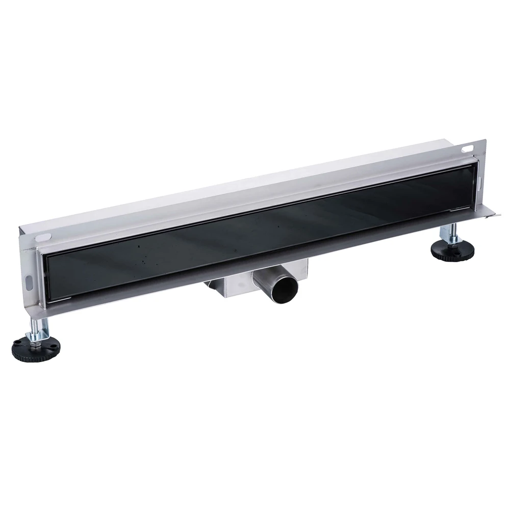 New Design Side Installation Reversible Cover Wall Drain Stainless Steel Shower Strainers Linear