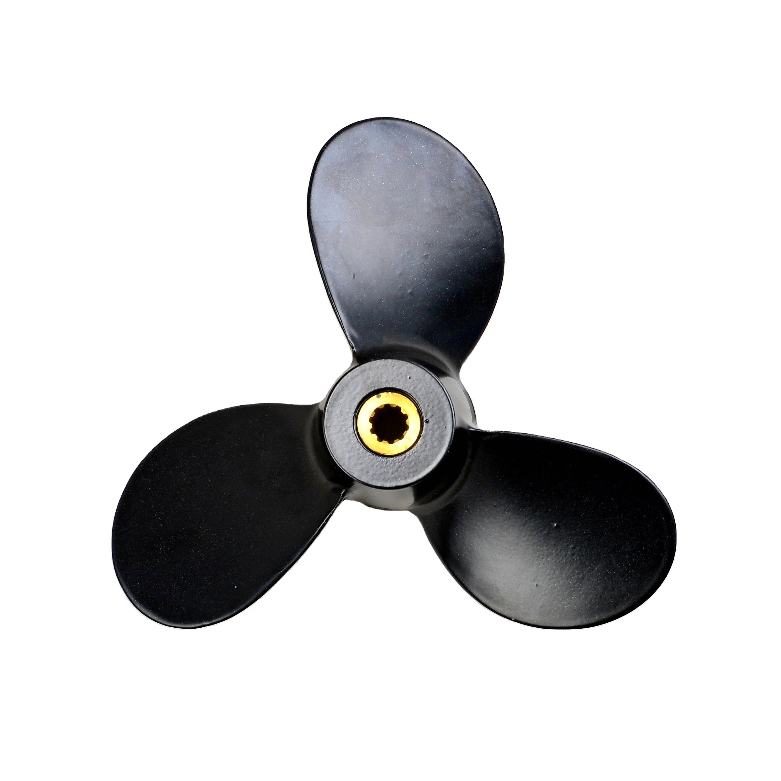 58110-91JN0-019 Aluminum 7-1/2 x 7 Marine Propeller For Suzuki Outboard Engine 4-6HP 10 Tooth Spline 3 Blades