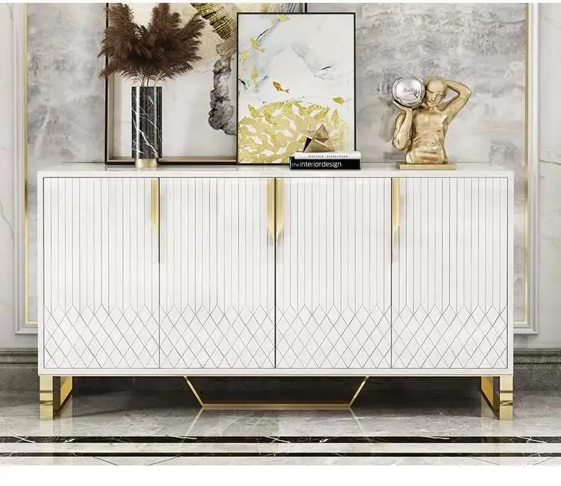 designer sideboard glass top buffet cabinet display cabinets dining room furniture