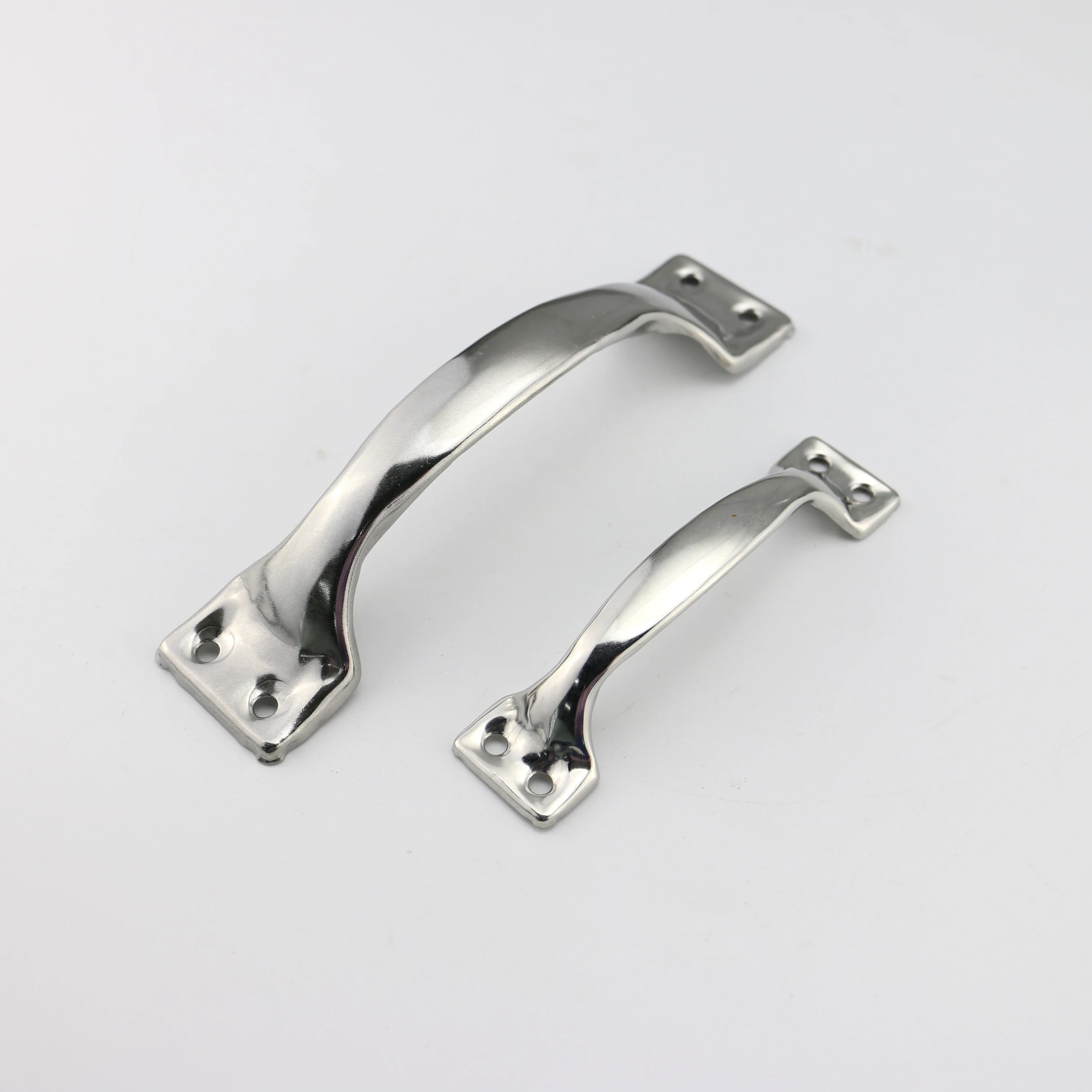 simple bow handle luggage furniture cabinet drawer wooden door handle iron bow handle