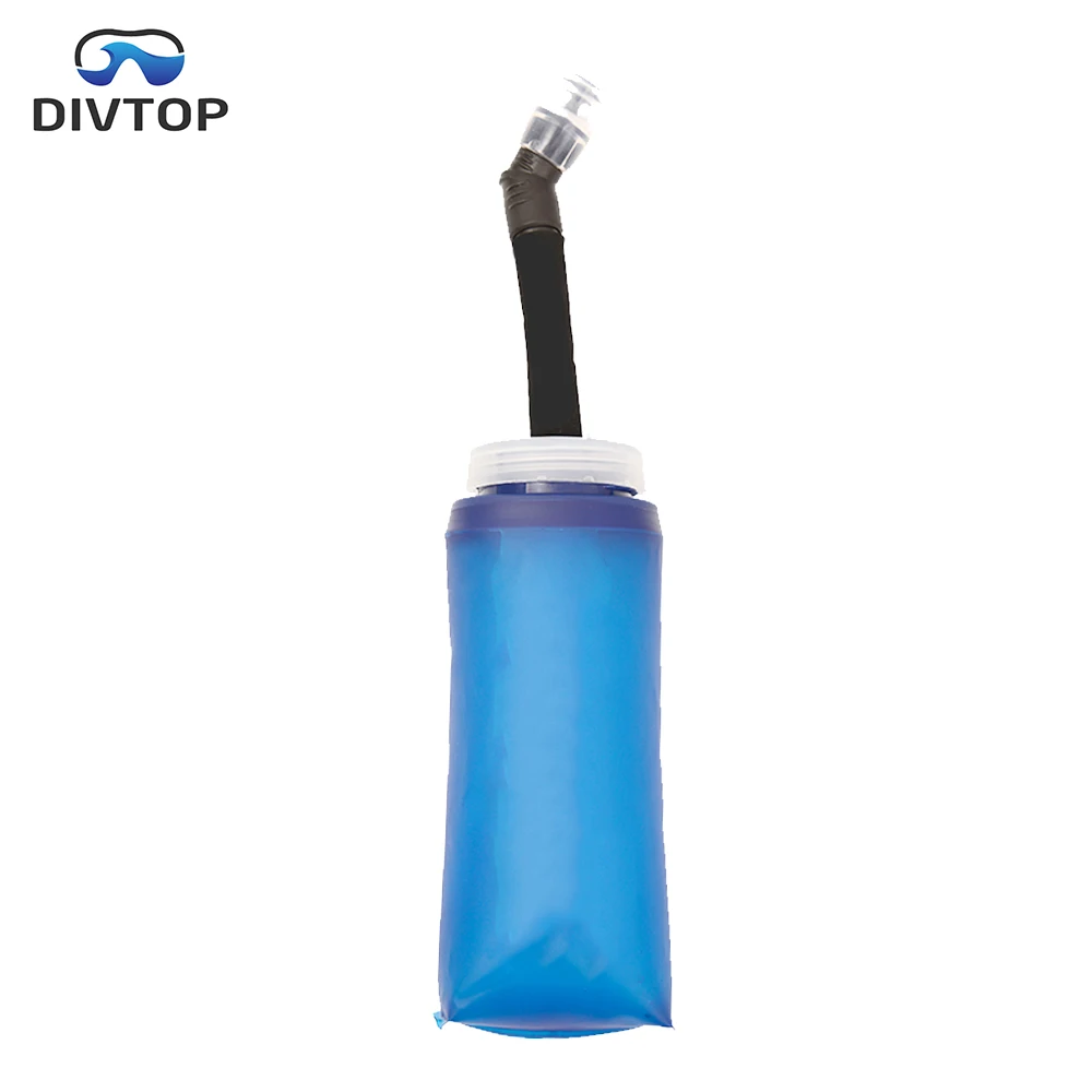 Wide Mouth BPA Free Sport Soft Flask Water Bottle 500ml for Travel