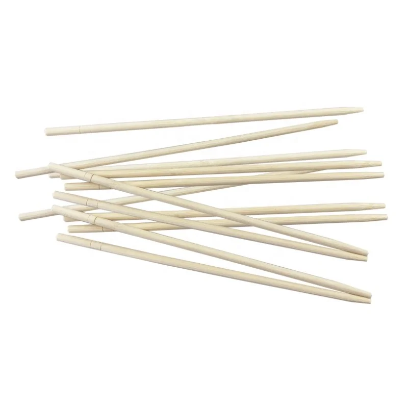Natural Bulk Bamboo Long Chopsticks Disposable Round Stick