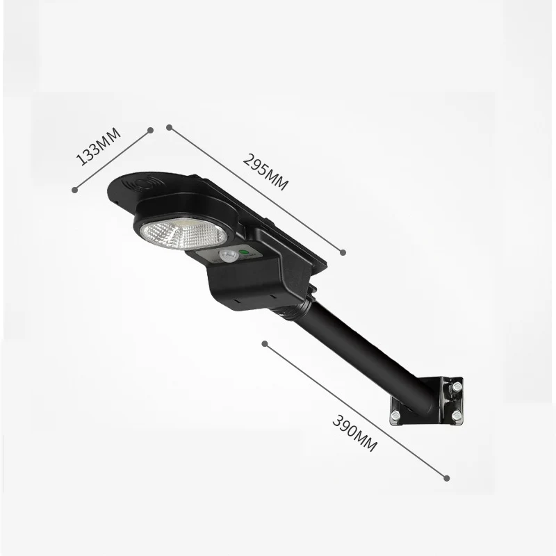One integrated wall mounted outdoor waterproof commercial body sensor solar powered home smart street light