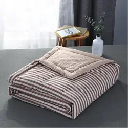 Amazon hot style wholesale washable cotton throw blanket high quality summer comfortable quilted Blanket